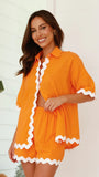 Zingj Spring 2024 New Women's Simple Fashion Short Shirt Casual