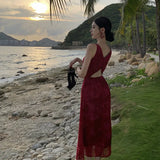 Zingj Halter Dress French Retro 2023 Summer New Temperament Fashion Swing Collar