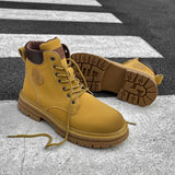 Zingj Yellow Boots 2023 Spring & Autumn British High Gang Couples Boots Desert Work Dress Short Boots Locomotive Martens