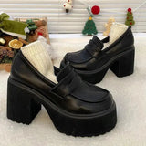 Platform High Heel Loafer