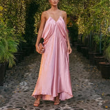 Temperament Dress 2025 Autumn And Winter 2025 New Elegant Slimming Irregular Design Sling
