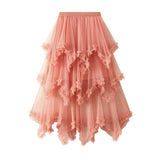 Net Yarn Cake Half-Dress In Long High-Waisted Thorny Fairy Dress Dress