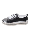 Women's Shoes Thick Soles Height Water Drill Niche Design Lace Single Shoes In Fashion Lefu