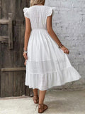 Women's Summer Tie-In V-Neck Open