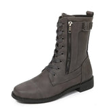 Martin Boots Autumn Flat Bottom Big-Size Belt Buckle Low With Knight Boots