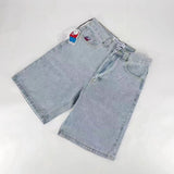 Big Boy Jeans Hip-Hop Cartoon Pattern Embroidered Loose Jeans Men's