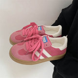Flat-Bottomed Women's 2025 Autumn New Thick-Soled Small White Shoes Port Air Breathable Leisure Sports Board
