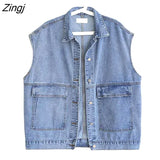 Vests Women Retro Fall 2021 New Trendy Simple Stylish Friend Teens Outwear Daily Cargo BF Style Popular Femme Clothing