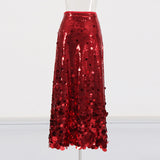 Women's Clothing 2025 Autumn And Winter New Splicing Lewd Dinner High Waist Slim Half Skirt Women's