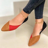 Summer New Women's Shoes Retro Thick-Soled Casual Shoes Single Shoes Women's Coloring Large