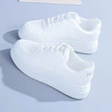 Version Of Small White Shoes Women In The Autumn Of 2025 New Breathable Thick-Soled Casual Shoes In The Trend Of Students Street Pat