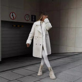 Winter New Fur Coat Collar Long Sleeves Plush