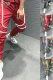 New Men Fashion Soft Shell Hiking Pants Waterproof Trousers Fall Winter Warm Fleece Lined Bottoms Reflective Night