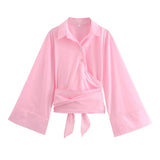 Women's Clothing Explosion Fashion Casual Collar Gold Buckle Dress Silk