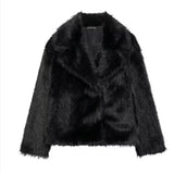 Women's INS Explosion Artificial Fur Effect