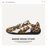 Shoes Small Designer Leopard Car Racing Shoes Casual Tyings Men's And Women's And Couples Shoes Men's