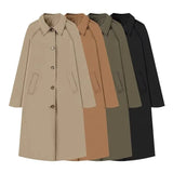 Women's Clothing INS Explosive Temperament Collar Single Buckle Wind Jacket