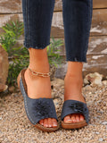 Women's Shoes Sliders In The Summer Of 2025 Women Wearing Slopes And Flowers Slippers Women's Sandals Beach