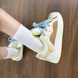 Version Of Casual Shoes Women 2025 New Niche Design Thick-Soled Dopamine Women's Shoes College Fashion