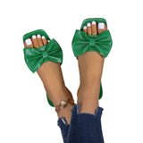 Cool Drag Women 2025 Summer New Bow Cool Drag Women Flat-Soled Popular