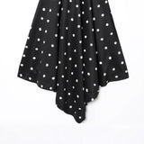 Women's Clothing INS Net Red Explosion Retro Black And White Wave Point Sleeveless Vest