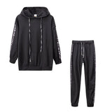 Autumn Wish Women's Clothing Hot Fashion Casual Sweatwear Lady Two Sets Of