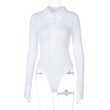 Zingj Autumn And Winter New Women's Sexy Button Collar Long-Sleeved