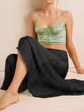 Spring And Summer New Hot Selling Temperament Elegant Lace Splicing Umbrella Skirt Half-Body Dress