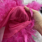 Shooting Feather Dress Small Pony Short Skirt Birthday Dress Dress Princess Short Dress