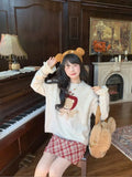 Kawaii Bear Sweater- Outfit