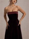 Women's Sleeveless Sexy Solid Color Body-Repair Dress Dress Dress Women