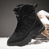 Plus Velvet Warm Cotton Shoes Leisure Movement Of Elderly Mom And Dad Large Size Outdoor Mountaineering Snow