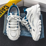 Tie Color Old Dad Shoes Trend Fashion Casual Shoes Breathable Net Cloth Students Outdoor Sports Men's