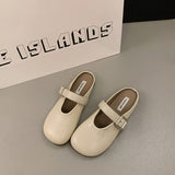 Bottom Bag Head Half Slippers Women Wear 2025 New Summer Pedaled Shoes Flat With Skirt Cool