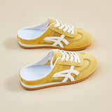 Version Of The First Half Slippers Women's Summer Wear 2025 New Mesh Breathable Bottom Casual Women's Shoes One-Legged