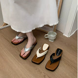 Flip-Flop Women Summer Beauty With Skirt 2025 Fashion Wear Cold Slippers Holiday Clip