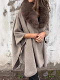 New Women's Autumn And Winter Loose Long Sleeve Big Collar Collar