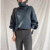 Sweater Jacket Autumn And Winter Korean Version Of The Fashion Loose Net Wear Chic Net Red Lazy Wind Long-Sleeved