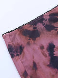 Tie-Dye Mesh Mini Skirt- Outfit