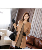 And Winter Long Female Hair Coat Han Hair Collar Coat