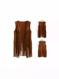 The Same Day, The New Tumaco Coat Lady Deer-Skinless Long Vest Open