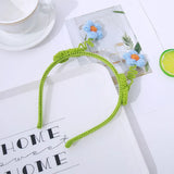Zingj Wool Knitting Hair Band Female Super Cute Cute Children Slip Headband Autumn Winter Fashion Hair Card