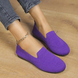 Flat Bottom Flying Light Mouth Single Shoes Women One Foot Hollow Pure Color Lazy Working
