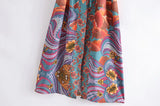 Women's New Cotton Watermark Positioning Flower Belt And Shirt Jacket