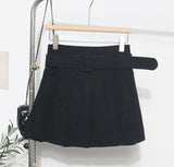 Wicked Skirt Autumn And Winter New High-Waisted 100-Fold Skirt Anti-Light A Word Umbrella Skirt