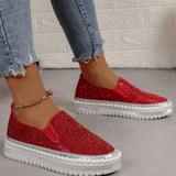 And Autumn 2025 New Lefu Shoes Thick Sole Lazy One Foot Pedal Drilling Shoes Women's Flat-Bottomed