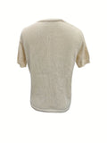 Vintage Flower Embroidered Knitted Sweater Loose Little Fresh Knitted