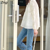 Women Pure Color Sweet Style Loose Design Autumn Student Dating Simple Mujer Schoolgirl Ulzzang All-match Hot Sale