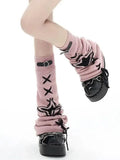 Goth Lace Up Belted Leg