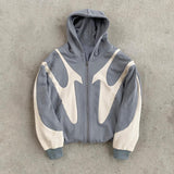 Hung Punk Hoodie Splicing Hoodie Casual Commuter